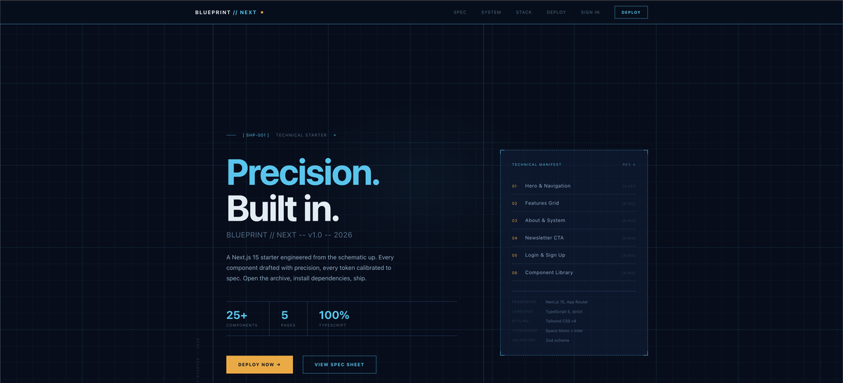 BLUEPRINT // NEXT preview