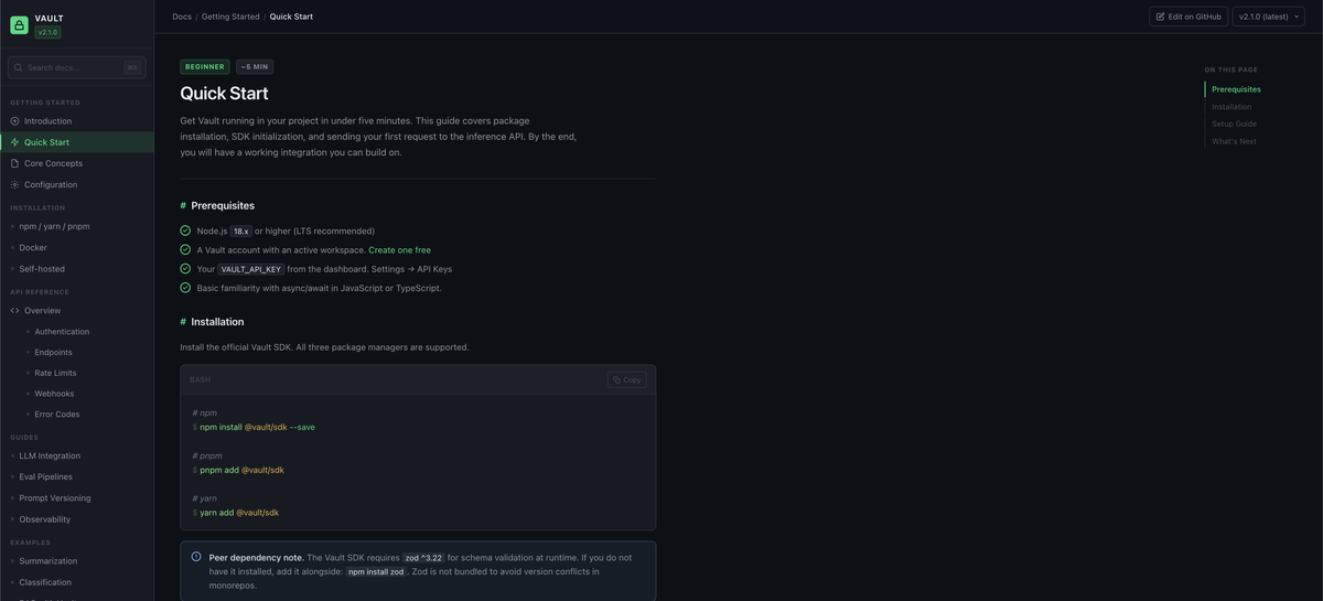 VAULT // NEXT preview